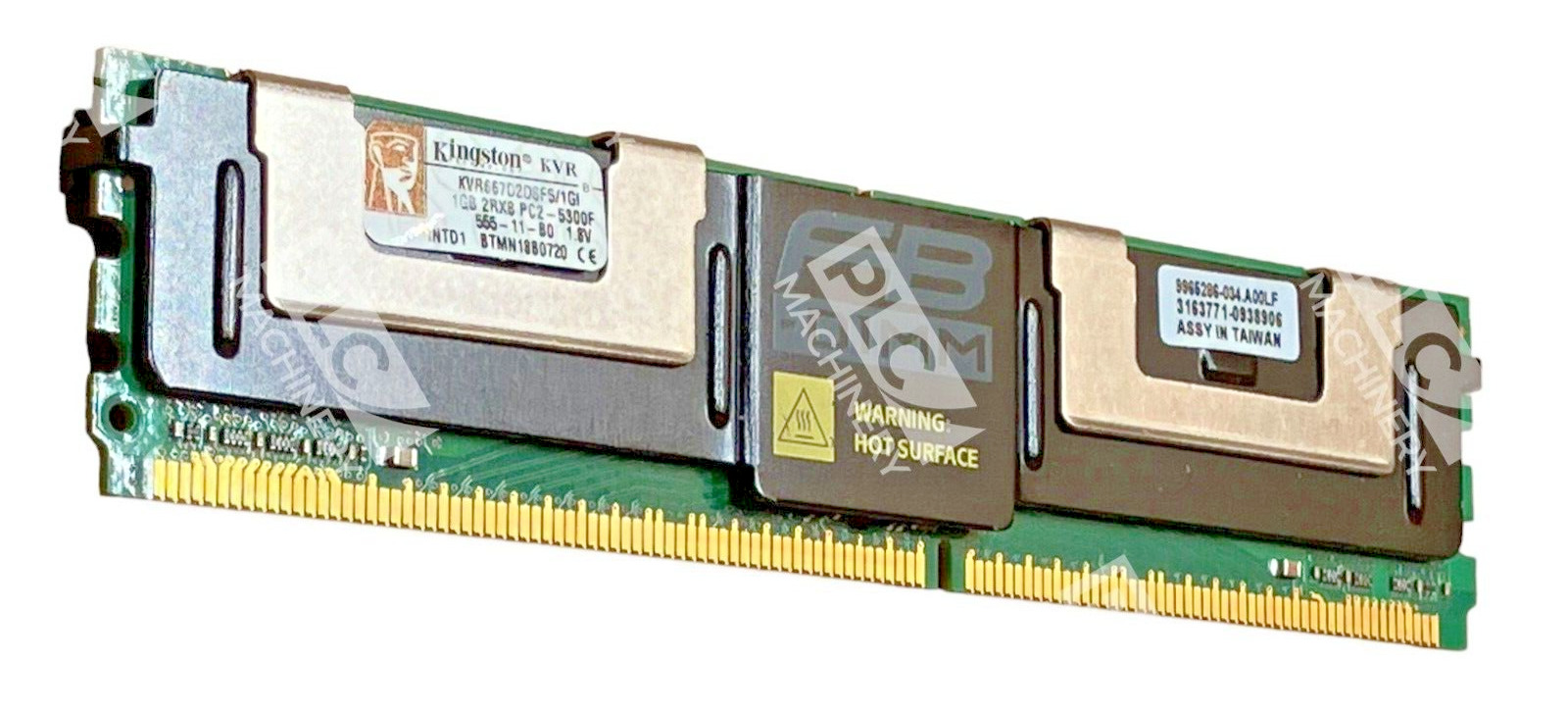 Kingston KVR667D2D8F5/1GI 1GB  2RX8 PC2-5300F B RAM Stick