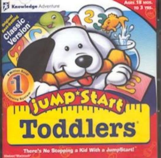JumpStart Toddlers PC MAC CD learn alphabet ABCs color letters animals numbers