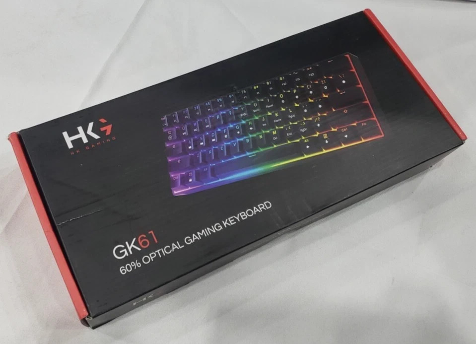 HK GAMING GK61 Mechanical Gaming Keyboard - 61 Keys Multi Color RGB Illuminated