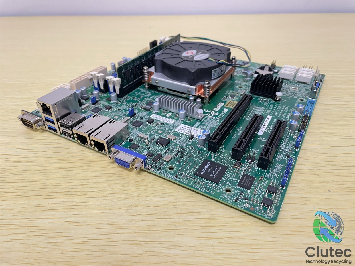 Supermicro Industrial Motherboard X10SLH-F Pentium G3420 3.20GHz 8GB RAM No I/O 