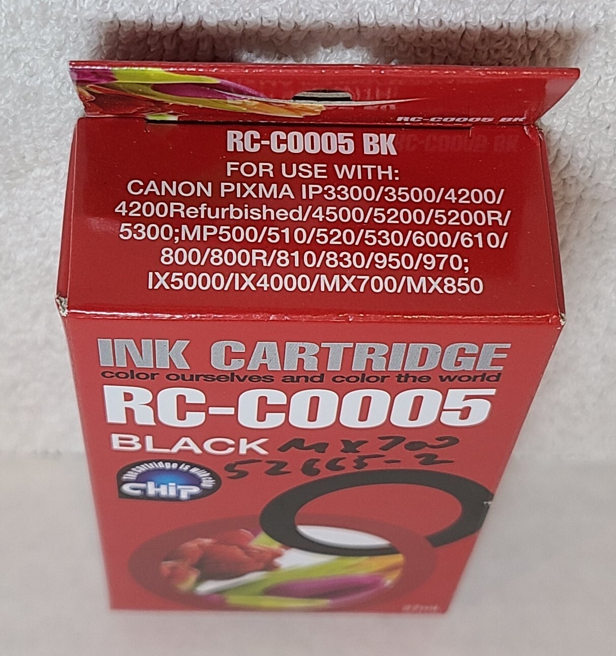 RC-C0005 BK Black Ink Cartridge for Canon PIXMA