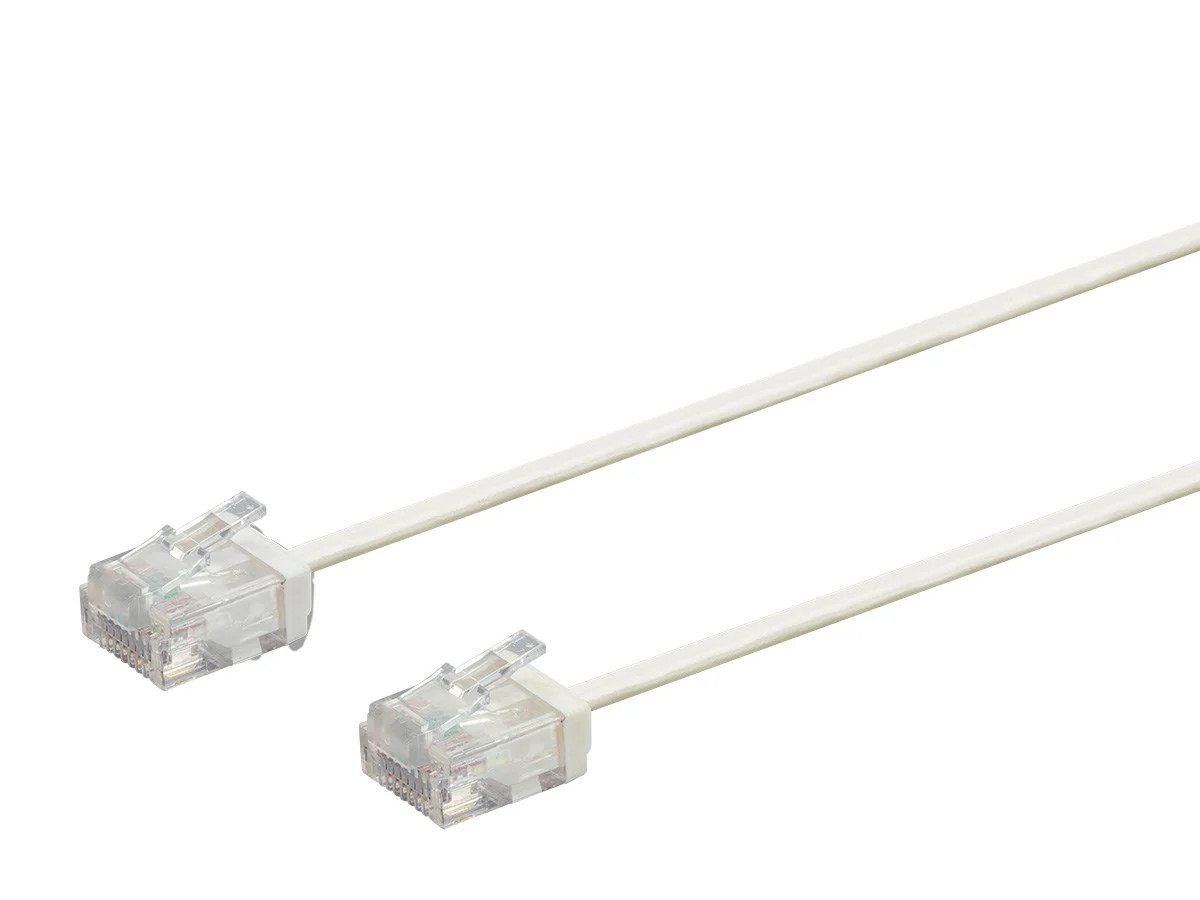 Monoprice Cat6 Ethernet Patch Cable - 3ft - White | Stranded, 550MHz, UTP, 36AWG