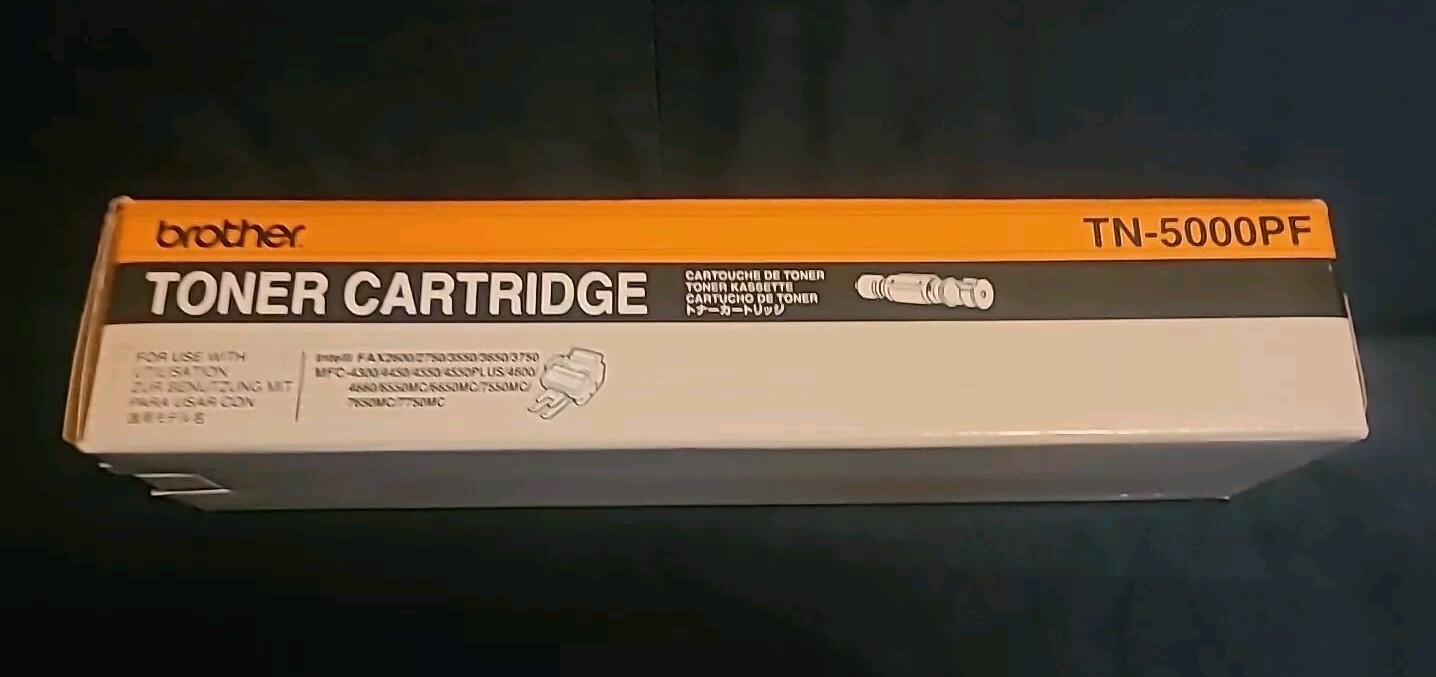 New Brother Genuine OEM TN-5000PF Toner Cartridge MFC 4300 4450 4550 6550 7550