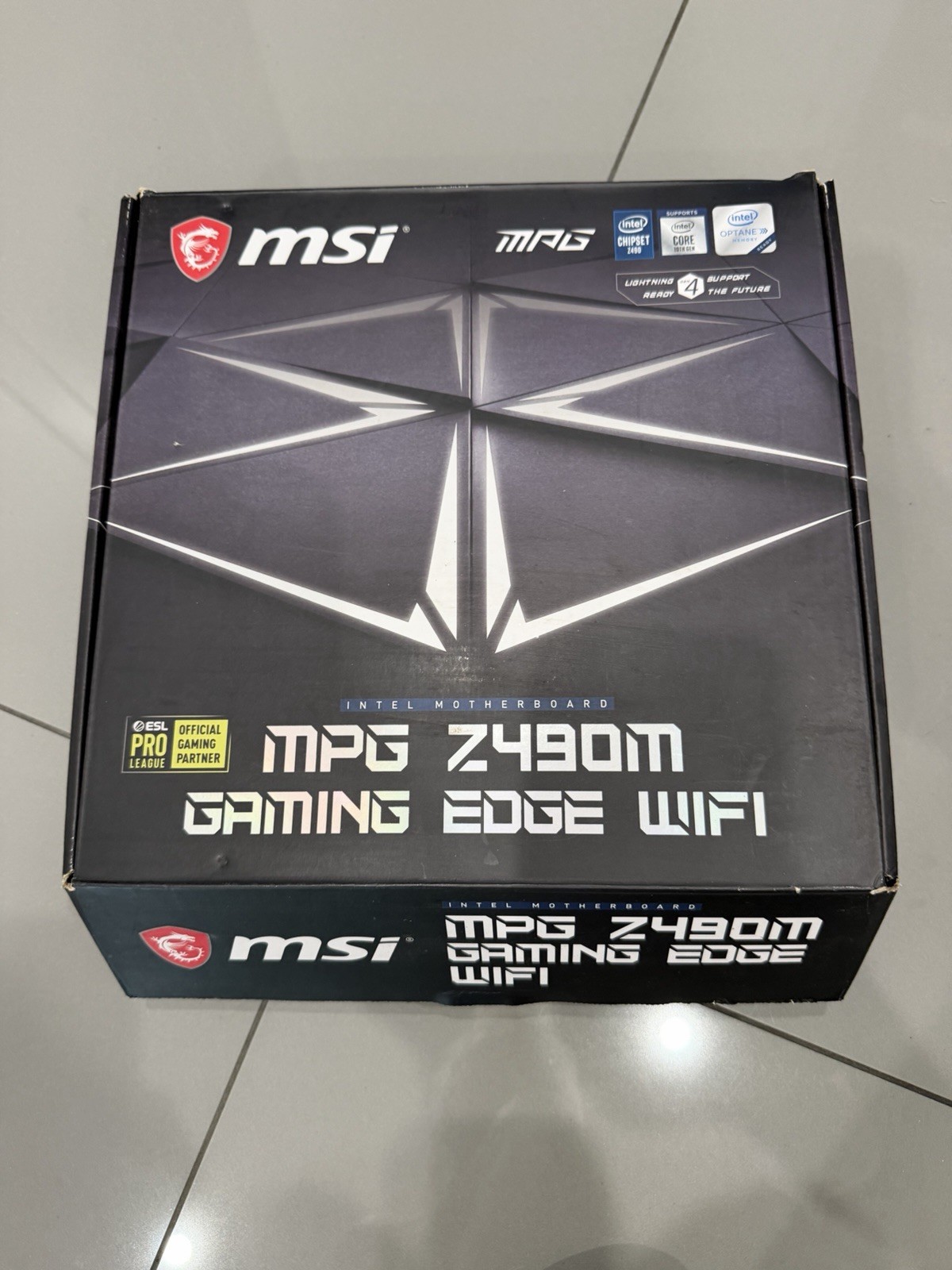 MSI MPG Z490M GAMING EDGE WIFI LGA 1200 Intel Z490 Micro ATX Intel Motherboard