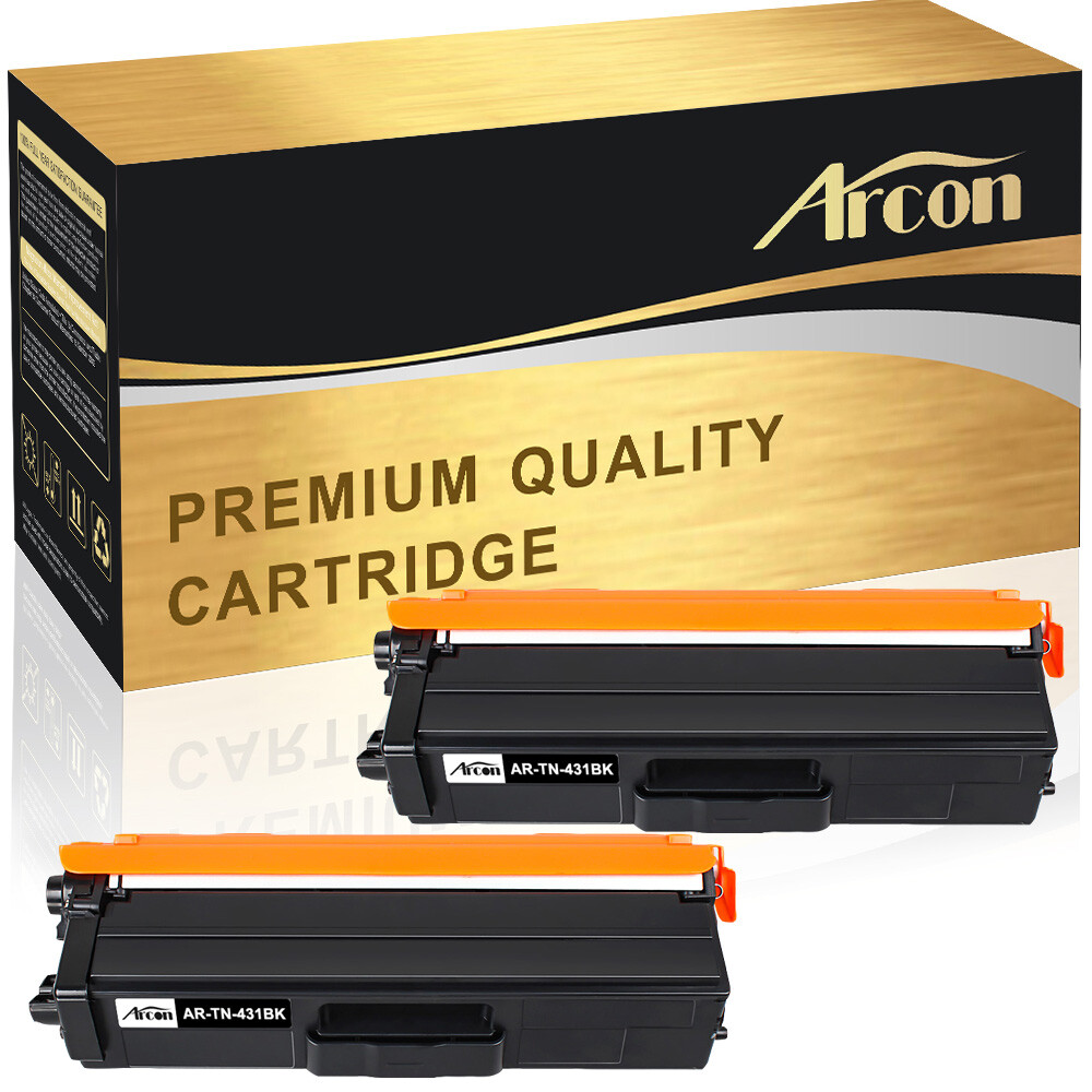 2PK Toner Compatible for Brother TN431 TN431BK HL-L8360cdw MFC-L8610cdw L8900cdw