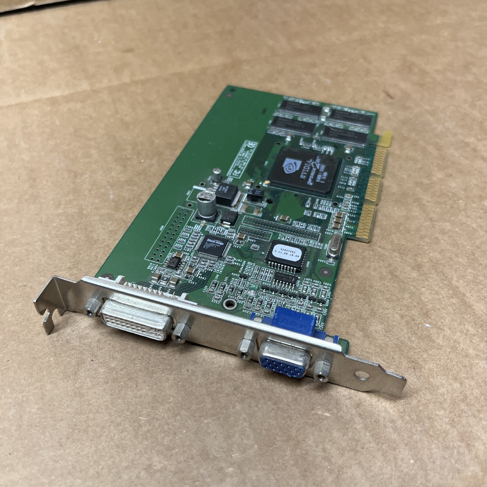 5065-8974 - Video Card (32MB Nvidia Geforce 2MX NV11 DVI/ VGA) Tested Working