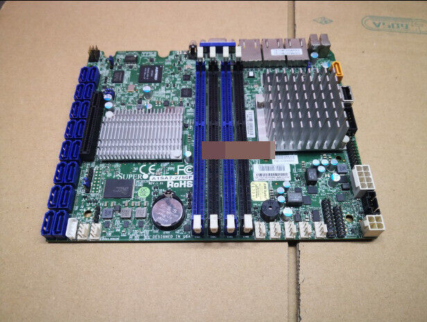 1pc  used       SUPERMICRO A1SA7-C2750F motherboard C2750