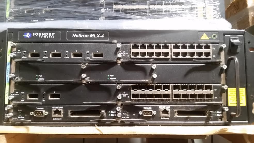Foundry NI-MLX-4-DC NetIron