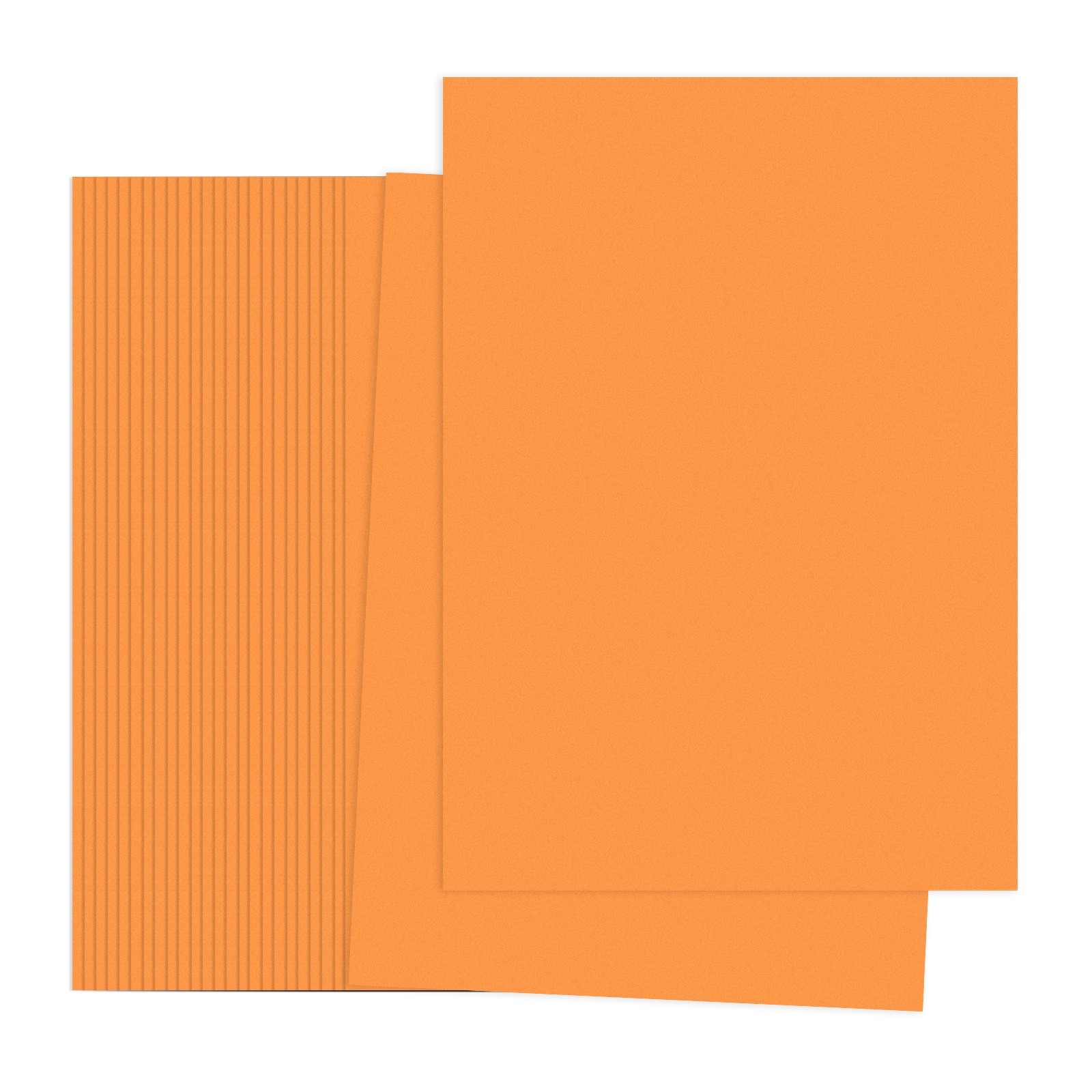 Orange Red Color Copy Paper, 50 Sheets 8.3x5.9" A5 70gsm