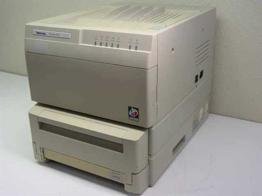 Tektronix Phaser 440 4685 Color Thermal Transfer Printer SCSI Parallel Serial