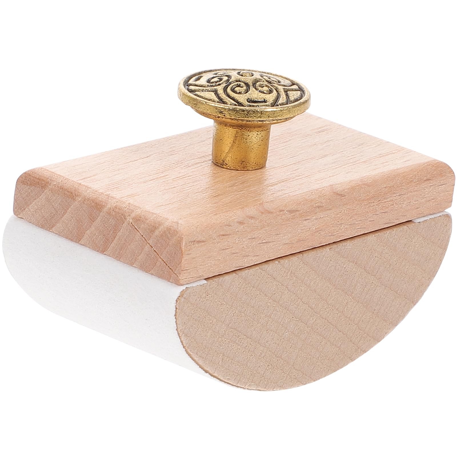 Wooden Rocker Ink Blotter with Pre-Cut Absorbing Portable 1.3X2 Inch Fountain...