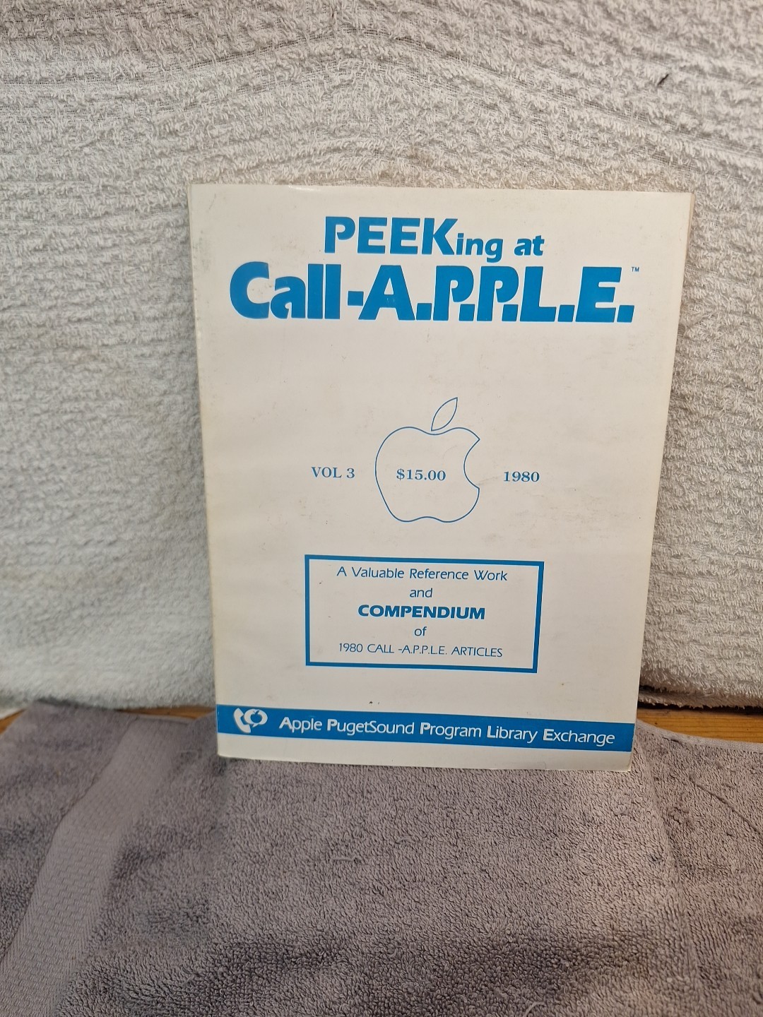 Vintage PEEKing At Call A.P.P.L.E VOL 3 1980 Apple Pugetsound Program Library 
