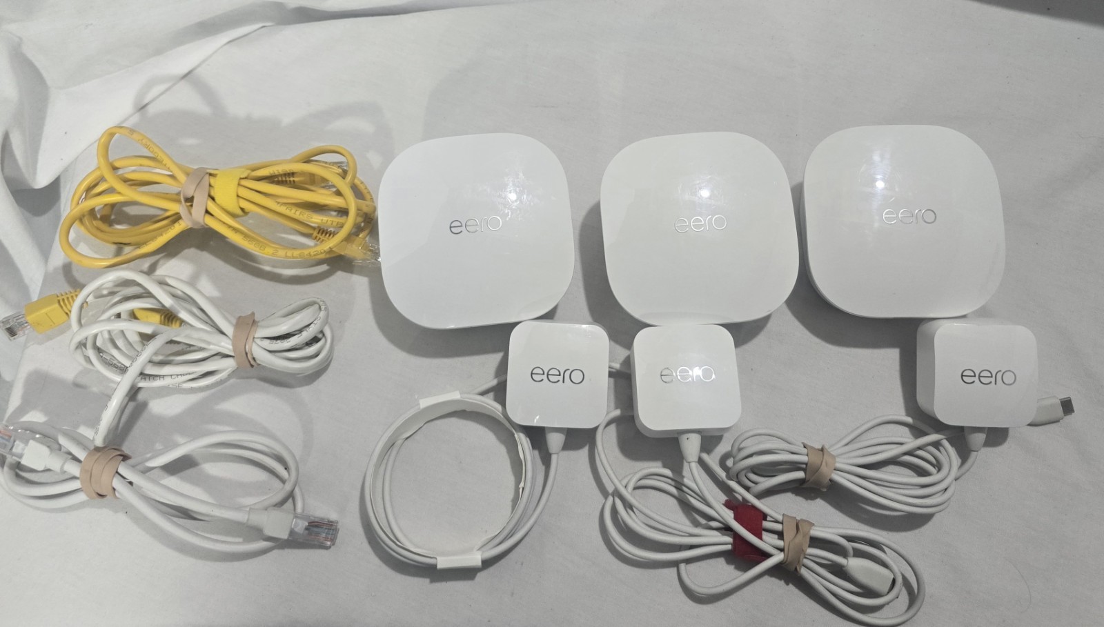 3-Pack - Eero 2nd Gen Dual Band Mesh WiFi Router System- Tested And Working