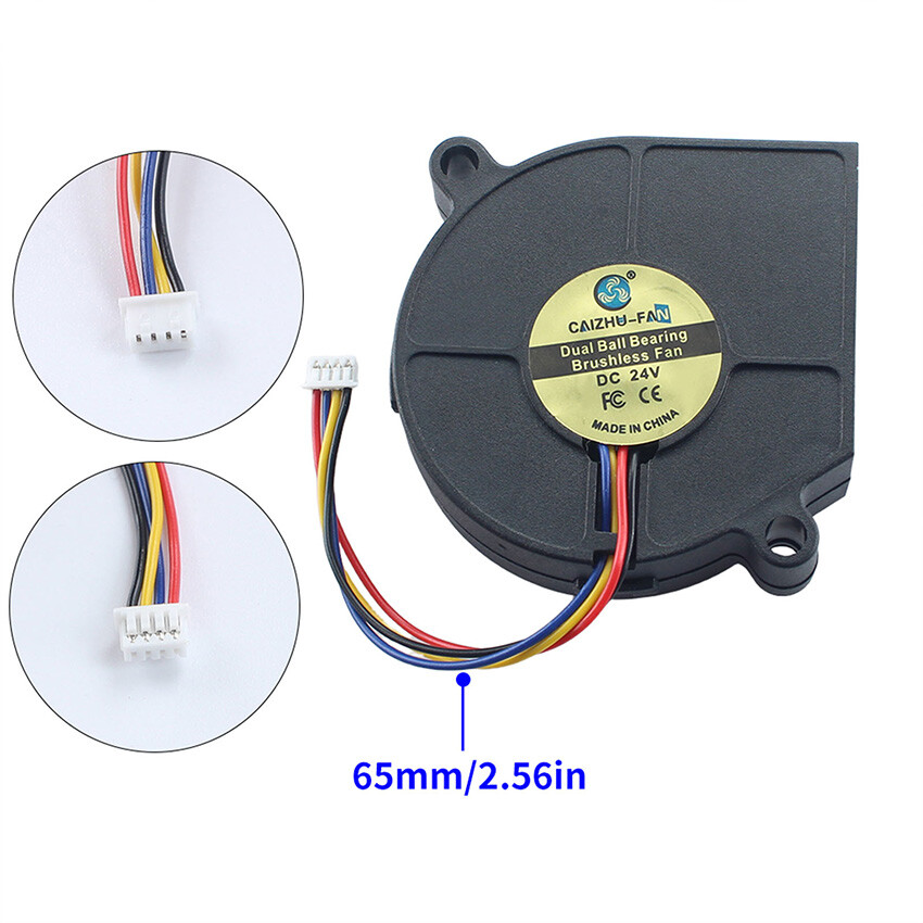 24V Extrusion Head Turbo Cooling Fan 3D Printer Accessories for 5M Pro 5015