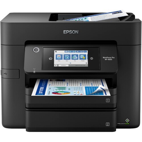 Open Box Epson Workforce Pro Wireless All in One  Printer WF-4830/4833/4834