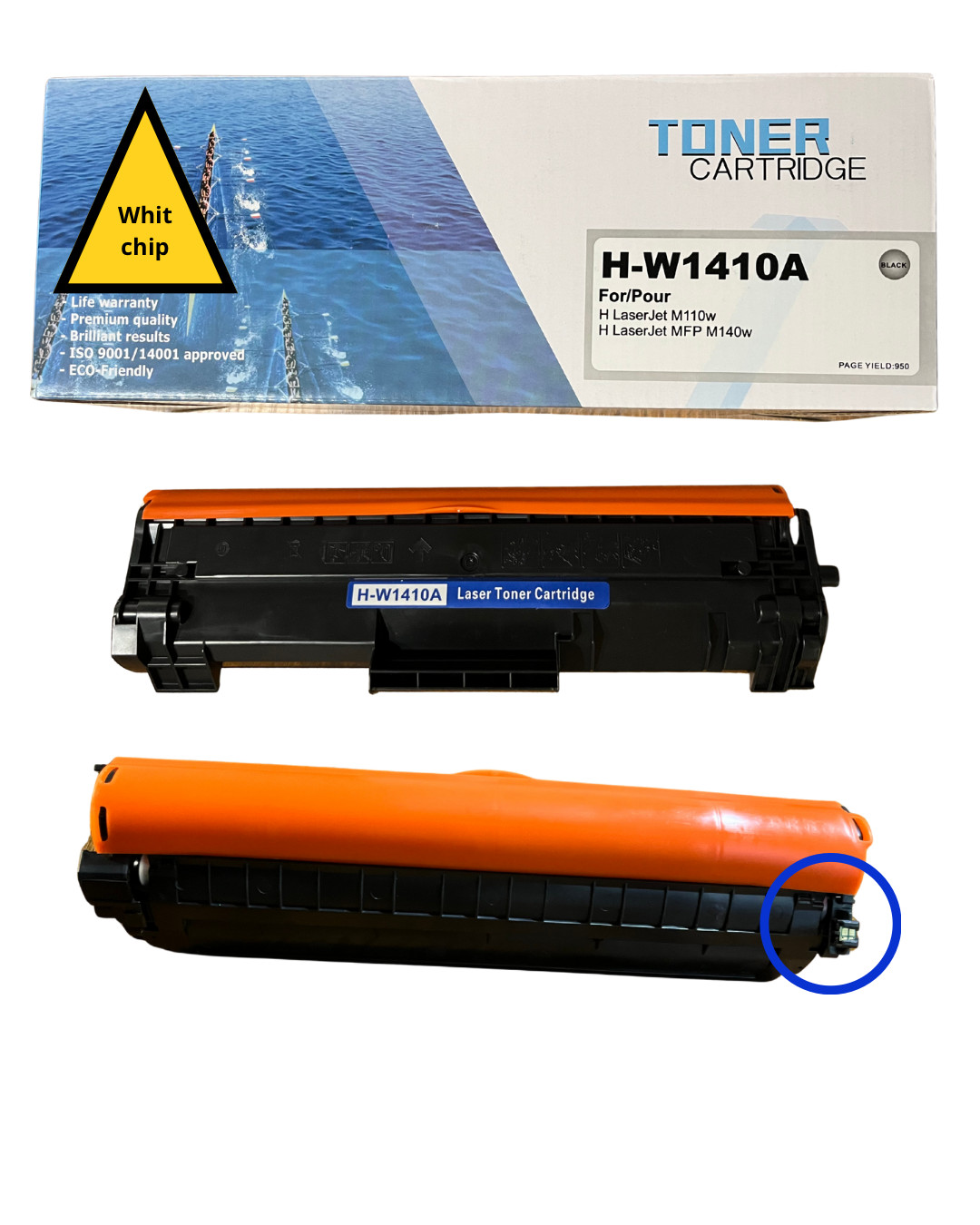 Toner Cartridges Lot Replacement for HP 141A W1410A with Chip for LaserJet M110w