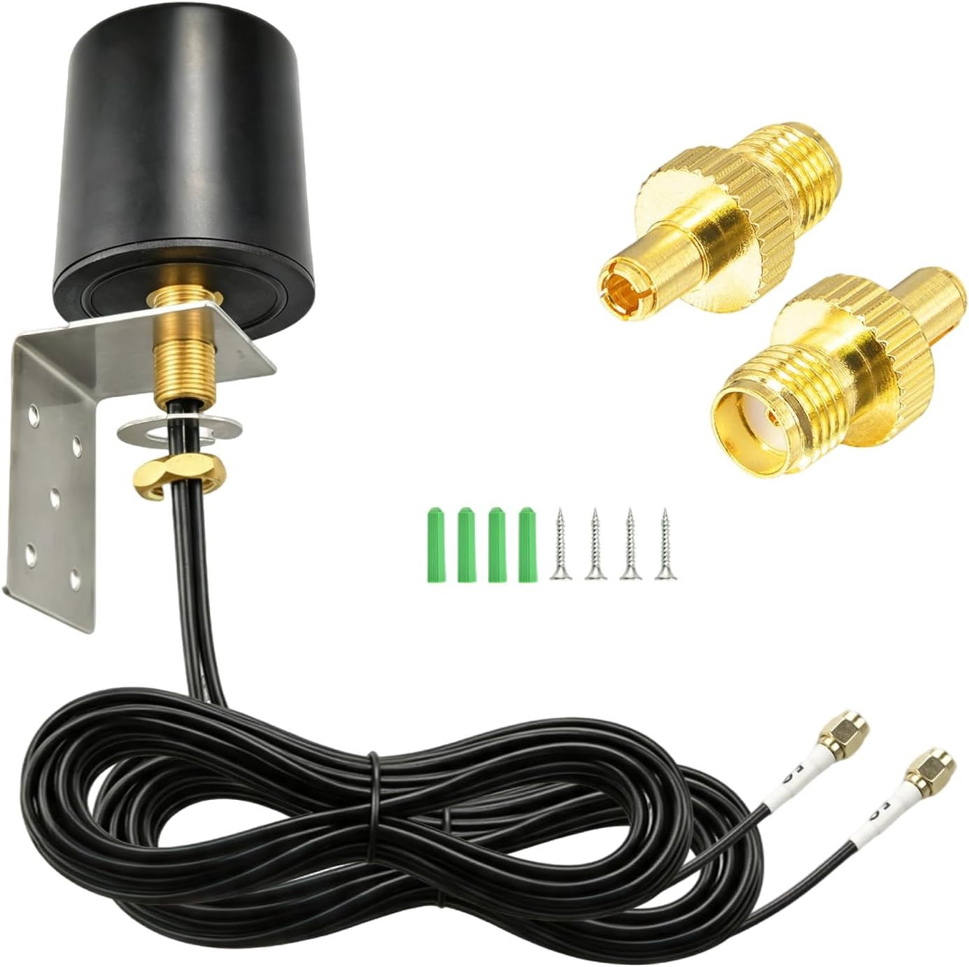 2X2 MIMO Antenna 5G 4G LTE 600-6000Mhz Outdoor Omnidirectional Wifi Antenna with