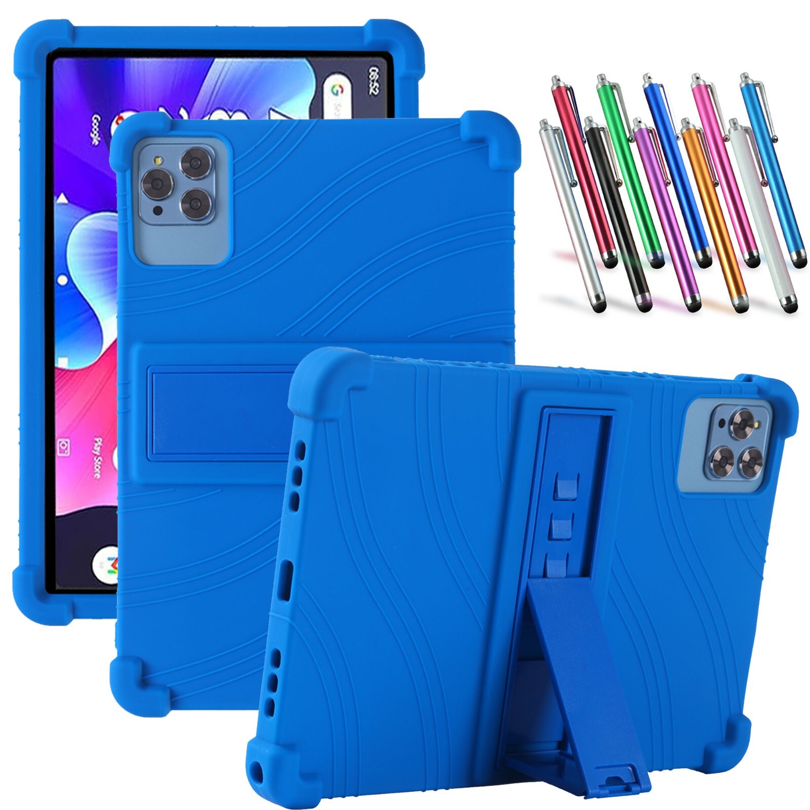 Silicone Case for 2025/2024 10 inch/ 10.1 inch Android 15 / 14 / 13 Tablet Cover