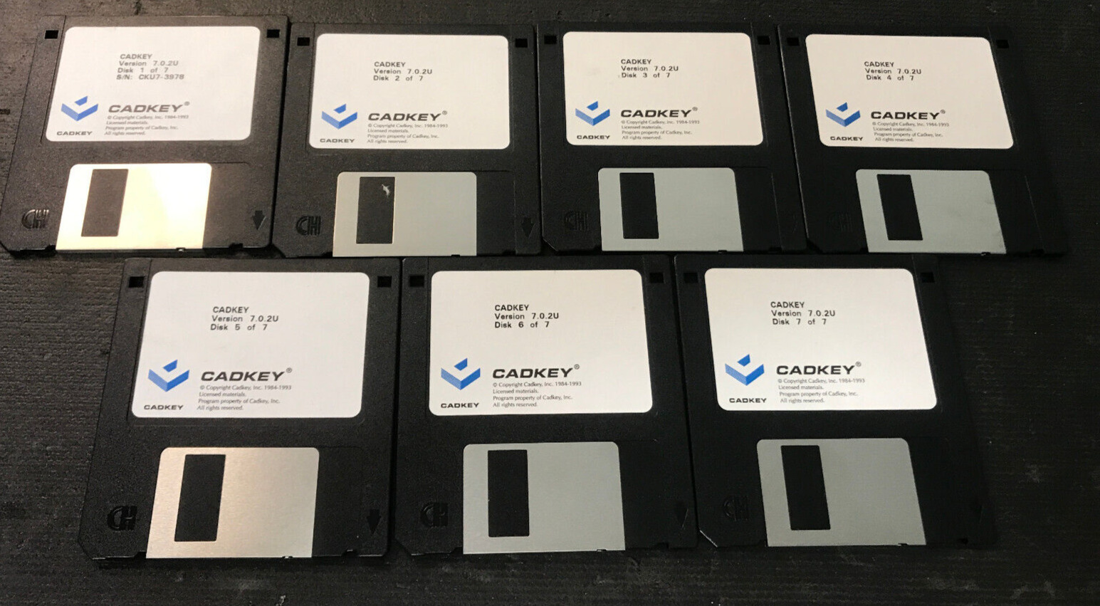 DataCAD 7 by CADKEY for IBM CAD Software All 7 Diskettes
