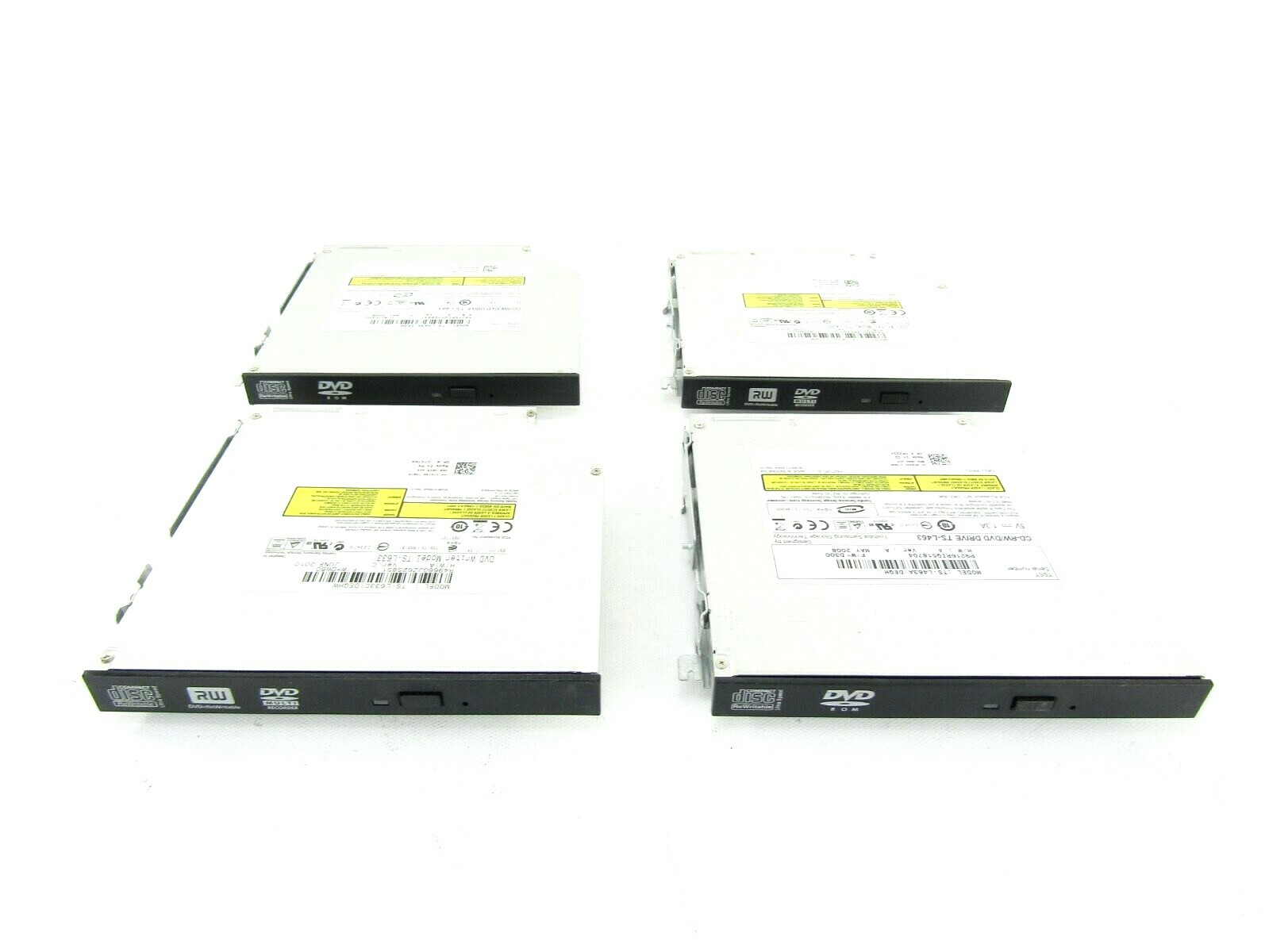Lot of 4 Toshiba Samsung TS-L463 CD-RW/DVD Drive