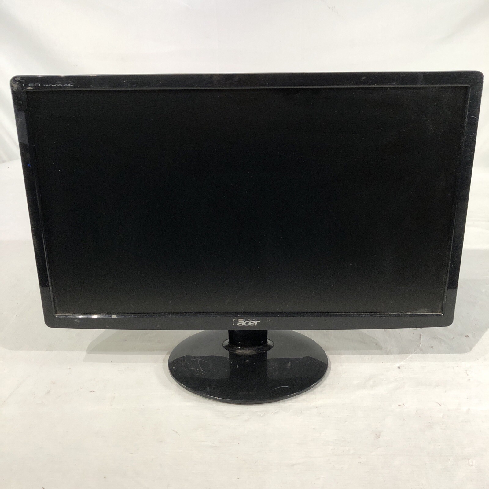 Acer S201HL Bd 20' Widescreen LED Monitor Black W/AC Adapter & DVI Cable