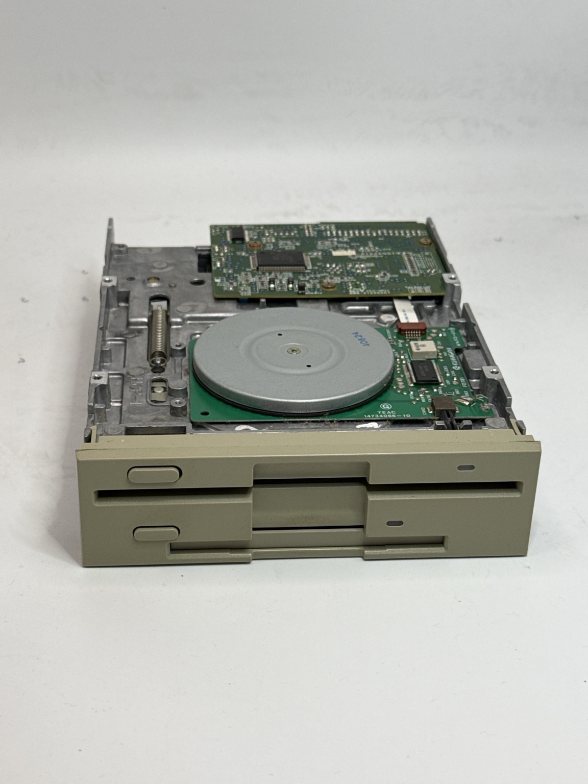 TEAC FD-505-222-U5 Dual 3.5" 5.25" HD 1.44MB 1.2MB Floppy Disk Drive Power on Te