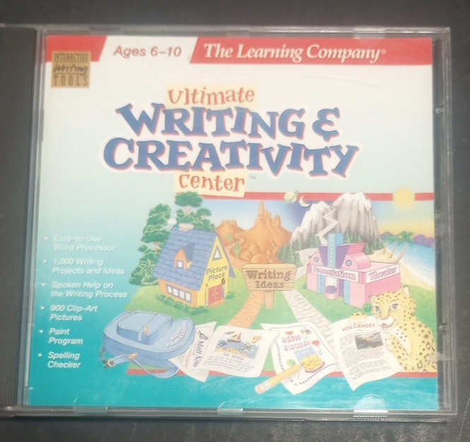 Ultimate Writing and Creativity Center Ages 6-10 The Learning Company CD-Rom