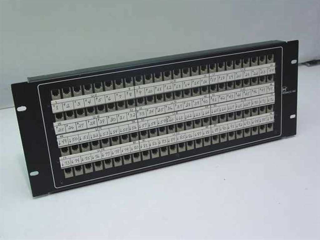 Homaco MJP19-6-24CRU T1 Demarcation Patch Panel 24-Port Telco 4U Rackmount