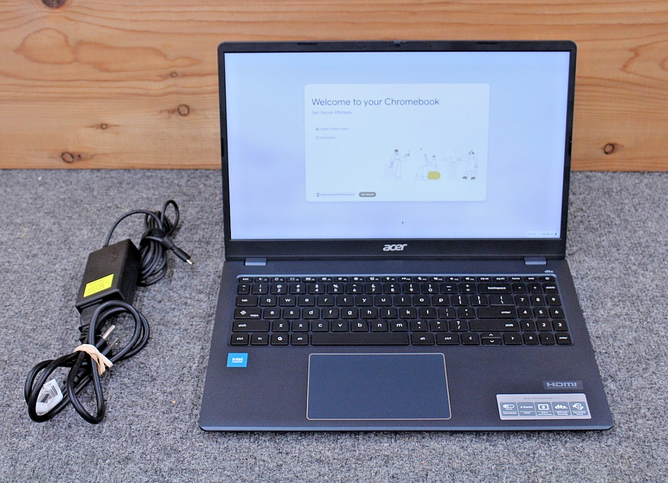 ACER Laptop Chromebook 315 15.6-inch CB315-7H-C7F8 w/ Charger (USED)