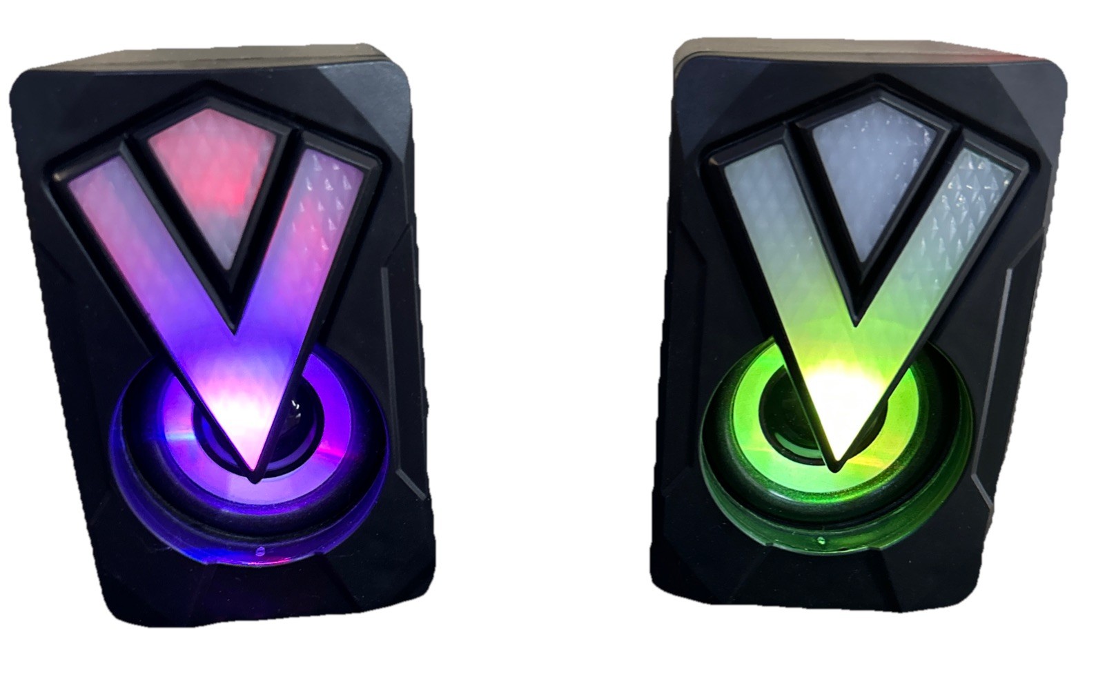 RGB MULTIMEDIA SPEAKER 2.0 COMPUTER SPEAKERS MODEL K2039 USB 2 INCH Pair