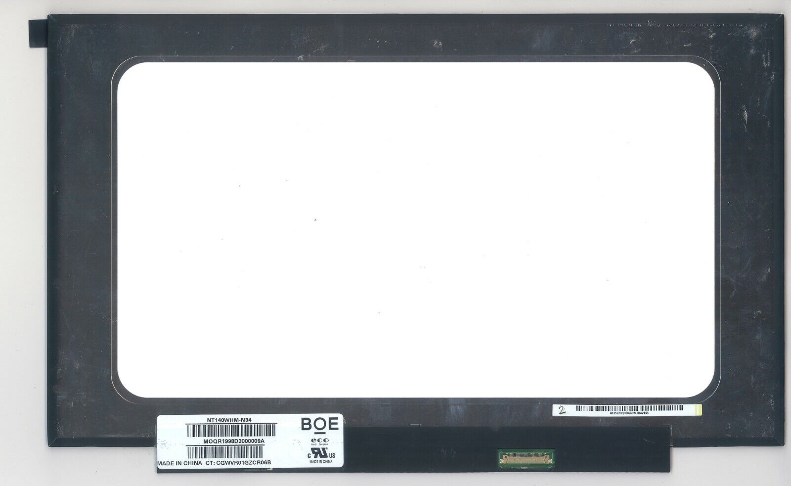 BOE NT140WHM-N34 Narrow Edge HD 1366x768 Glossy LED Display 14.0