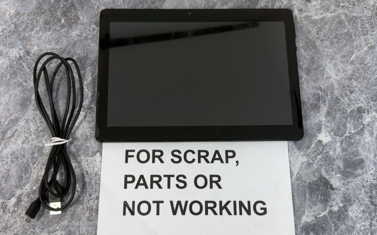 Dragon Touch NotePad K10 10.1" Android Tablet FOR PARTS OR NOT WORKING