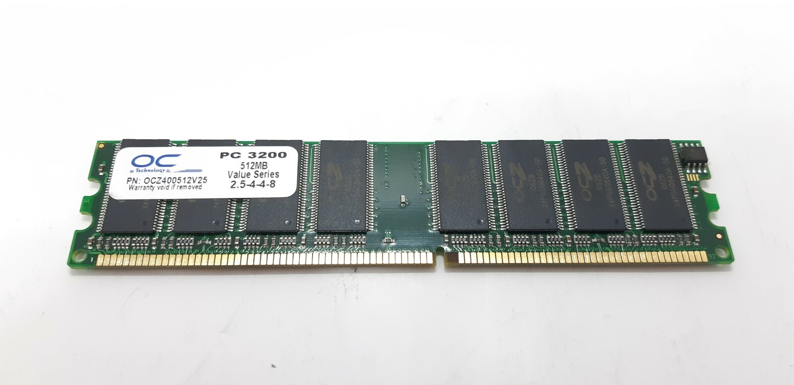 OCZ 512MB DDR RAM PC3200 400MHz OCZ400512V25