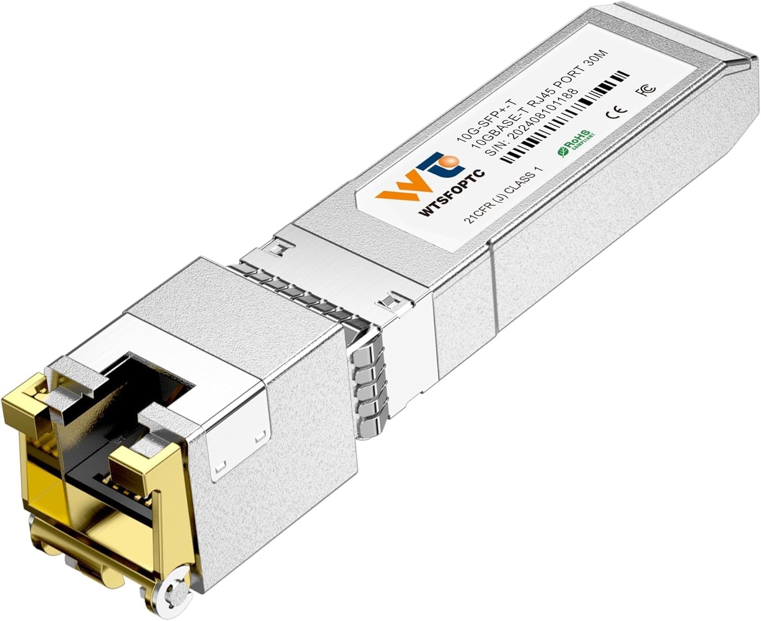 10GBase-T SFP+ to RJ-45 Module Transceiver Copper 10G Network Adapter 1 Pk