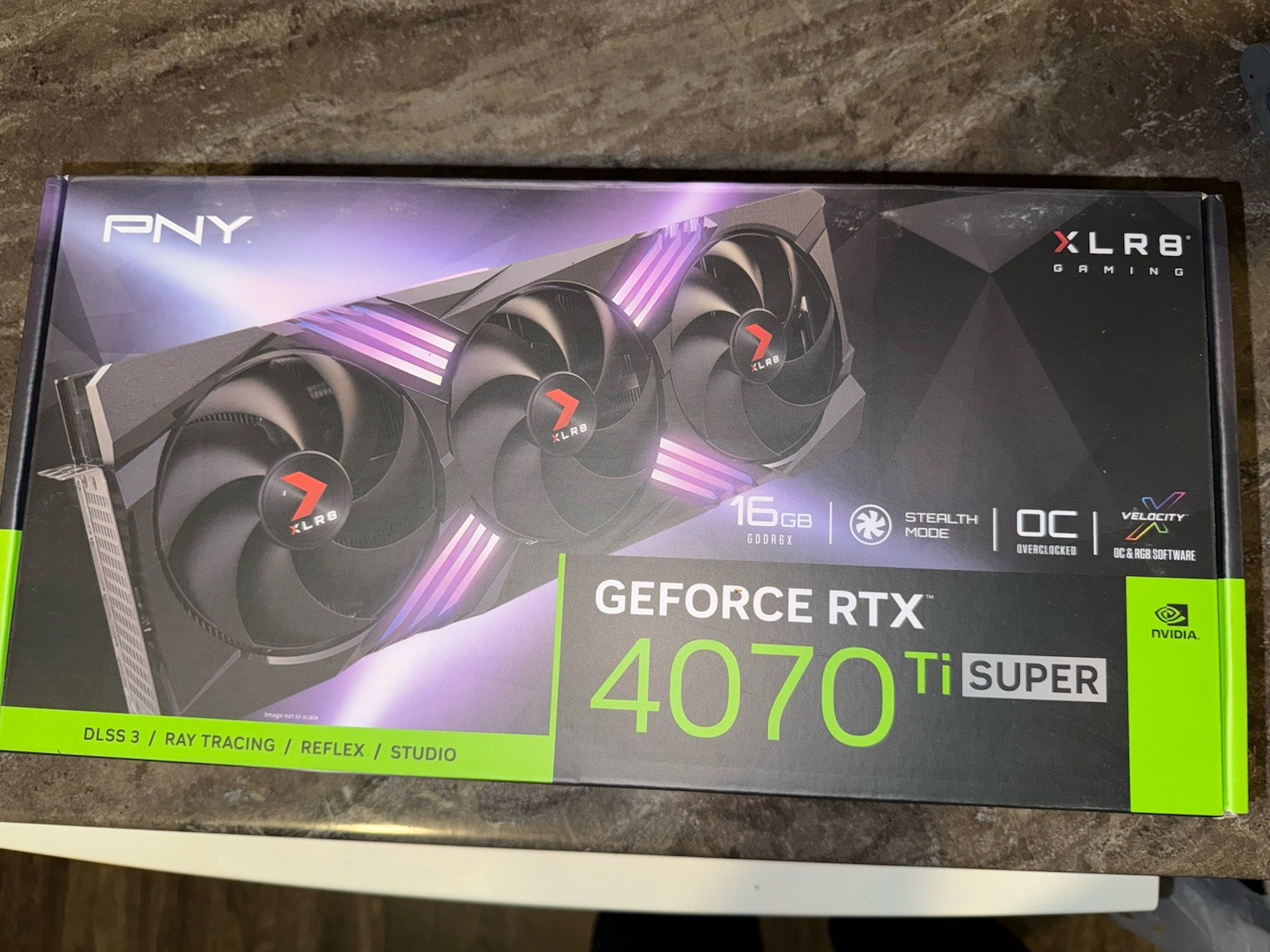 (FOR PARTS) PNY RTX 4070 TI Super Verto GPU (No Core & VRAM) With Box *US Stock*