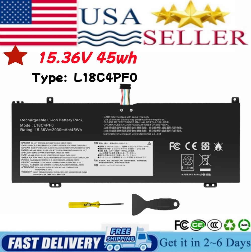 L18M4PF0 L18C4PF0 L18D4PF0 Battery For Lenovo ThinkBook 13s 14s Series 13s-IWL