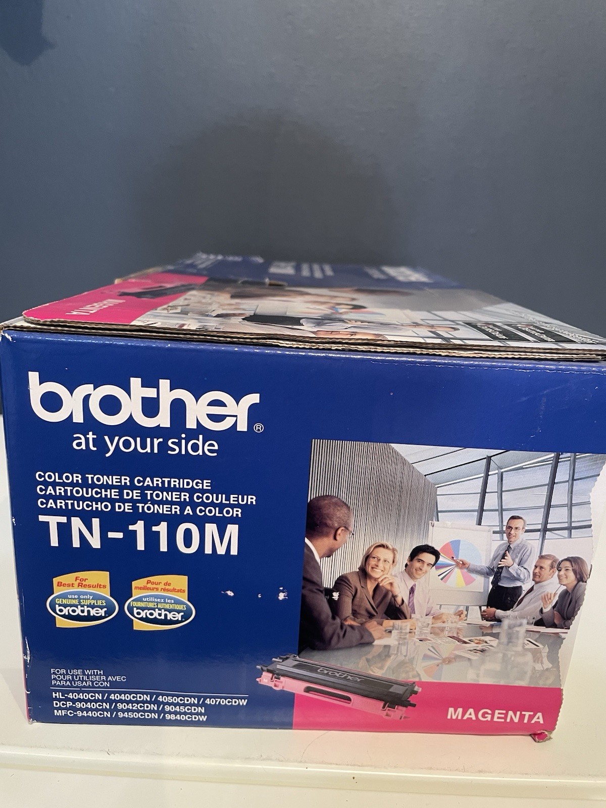 GENUINE Brother TN-110M Magenta Toner Cartridge 4040CN 4050CDN OEM Open box New 