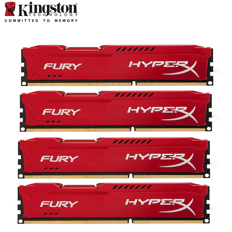 32GB (4 x 8GB) DDR3 1866 (PC3 14900) Gaming Memory HX318C10FB/8 for Desktop Red
