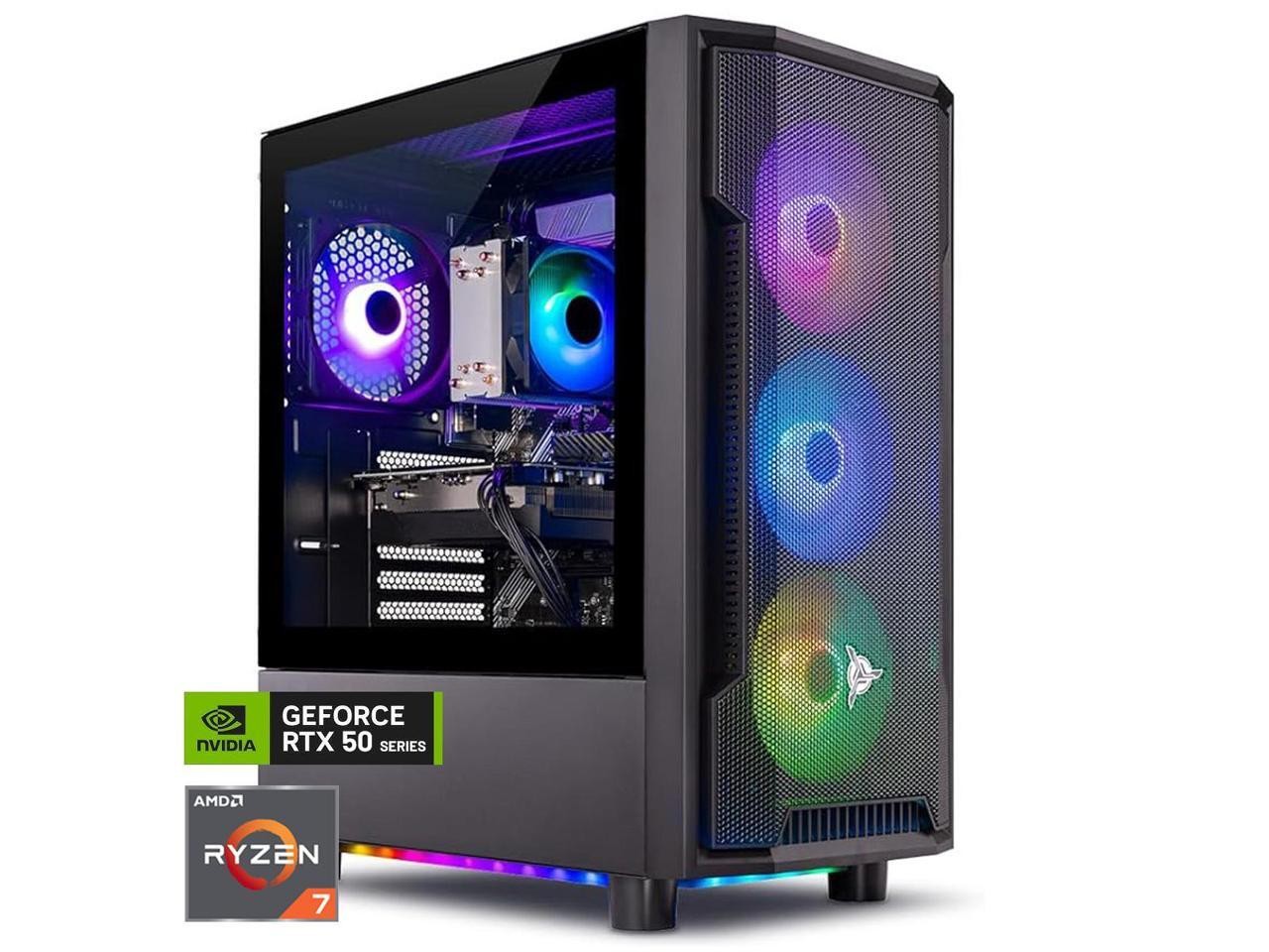 Skytech Gaming Shadow Gaming PC, AMD Ryzen 7 5700 3.7GHz, NVIDIA RTX 5060 Ti 8GB