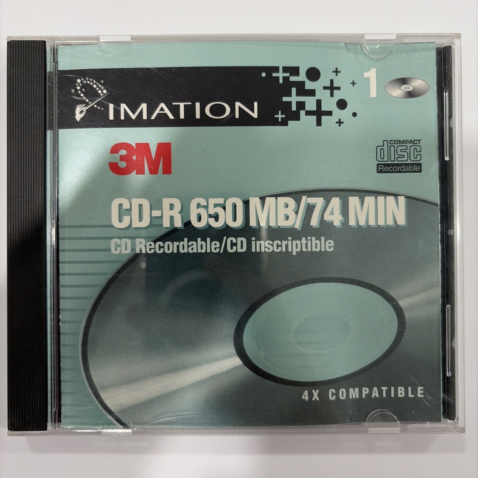 3M Imation CD-R 650MB 74 Min Recordable Disc Jewel Case