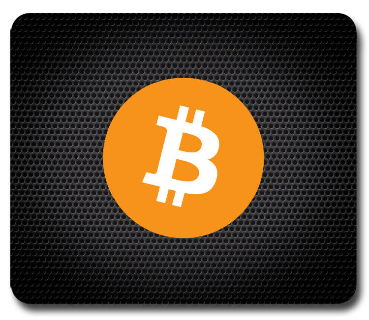 Bitcoin Crypto Currency ~ Mousepad / PC Mouse Pad ~ Blockchain Mining Trader
