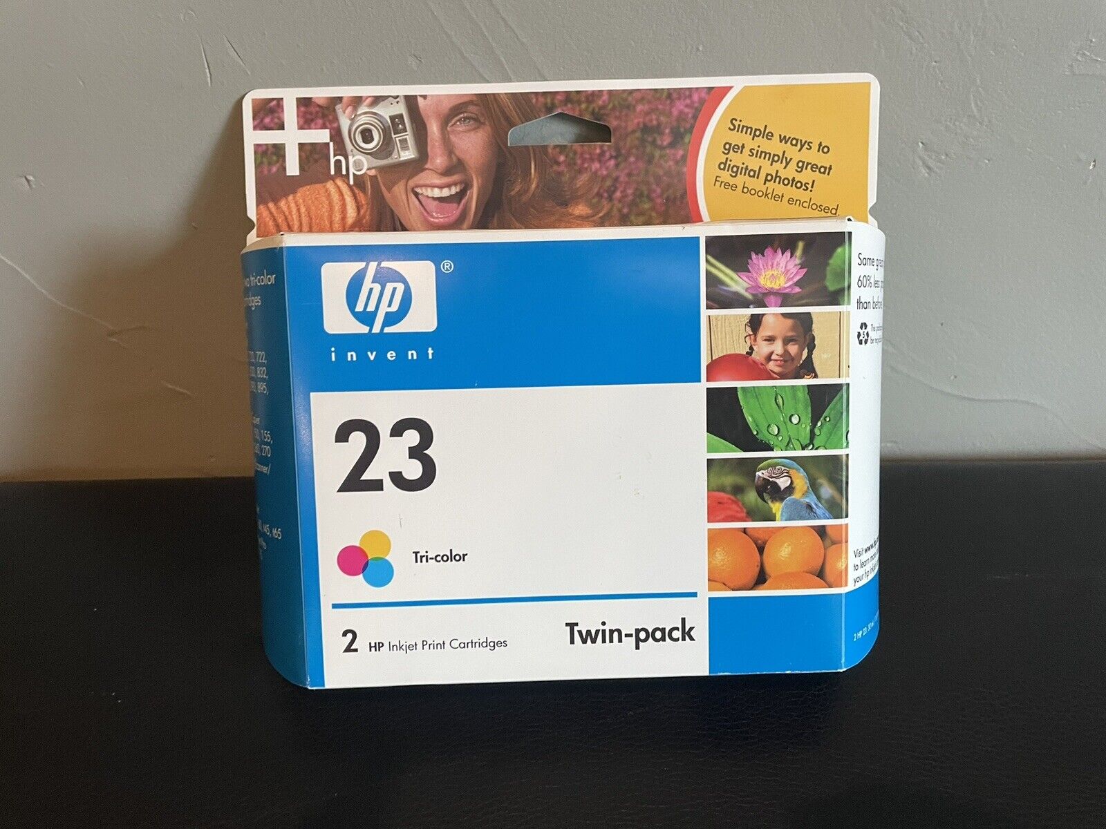 Hp Invent 23 Tri-color Inkjet Print Cartridges Twin -pack