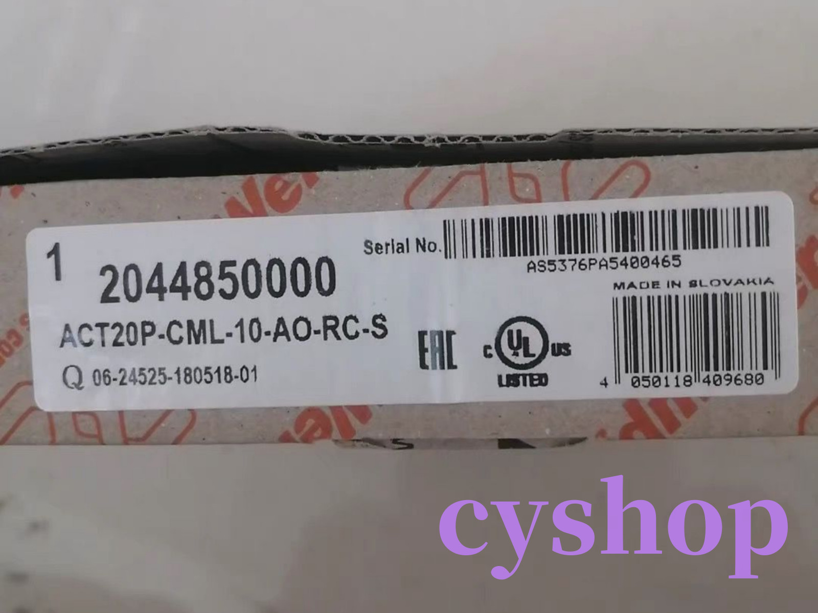 1PC New Weidmuller ACT20P-CML-10-AO-RC-S Modules Fast Shipping FedEx or DHL