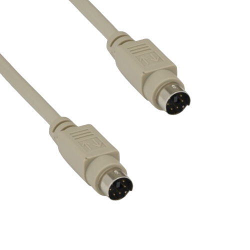 LOT10 10' MDIN 6 6Pin Male to Male Cable Shielded PS/2 Keyboard Mouse to PC