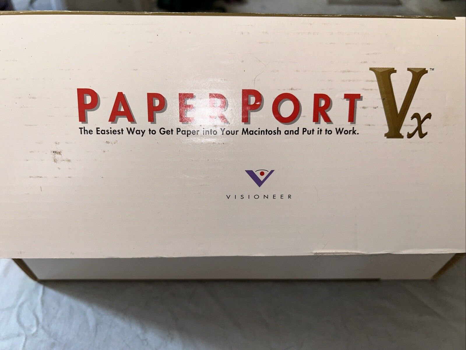 Vintage Visioneer PaperPort VX Document Scanner for Apple Macintosh - Complete
