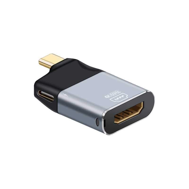 4K Type-C to HDTV Adapter with 100W PD Charging for Smartphones Tablets Gameplay