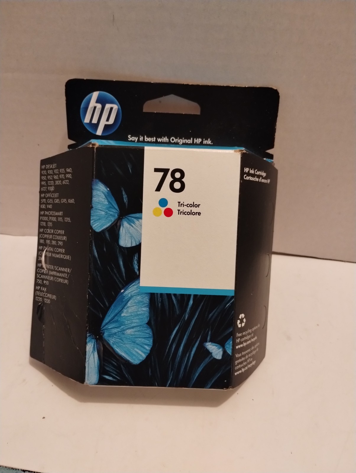 GENUINE HP 78 Tri-Color Ink Cartridge C6578DN OPENED BOX