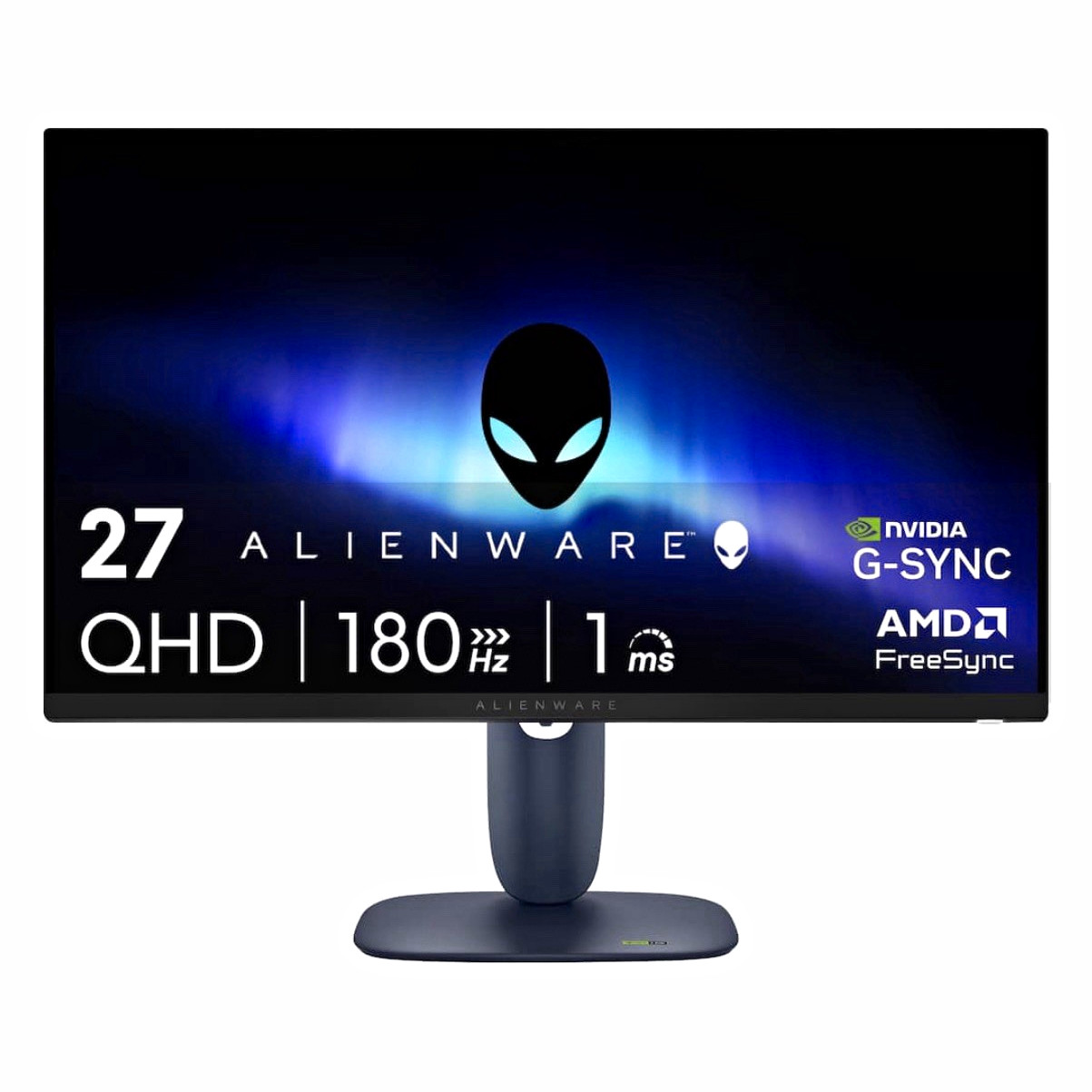 Alienware 27in QHD 180Hz 1ms Gaming Monitor G-SYNC FreeSync USB Hub*Description*