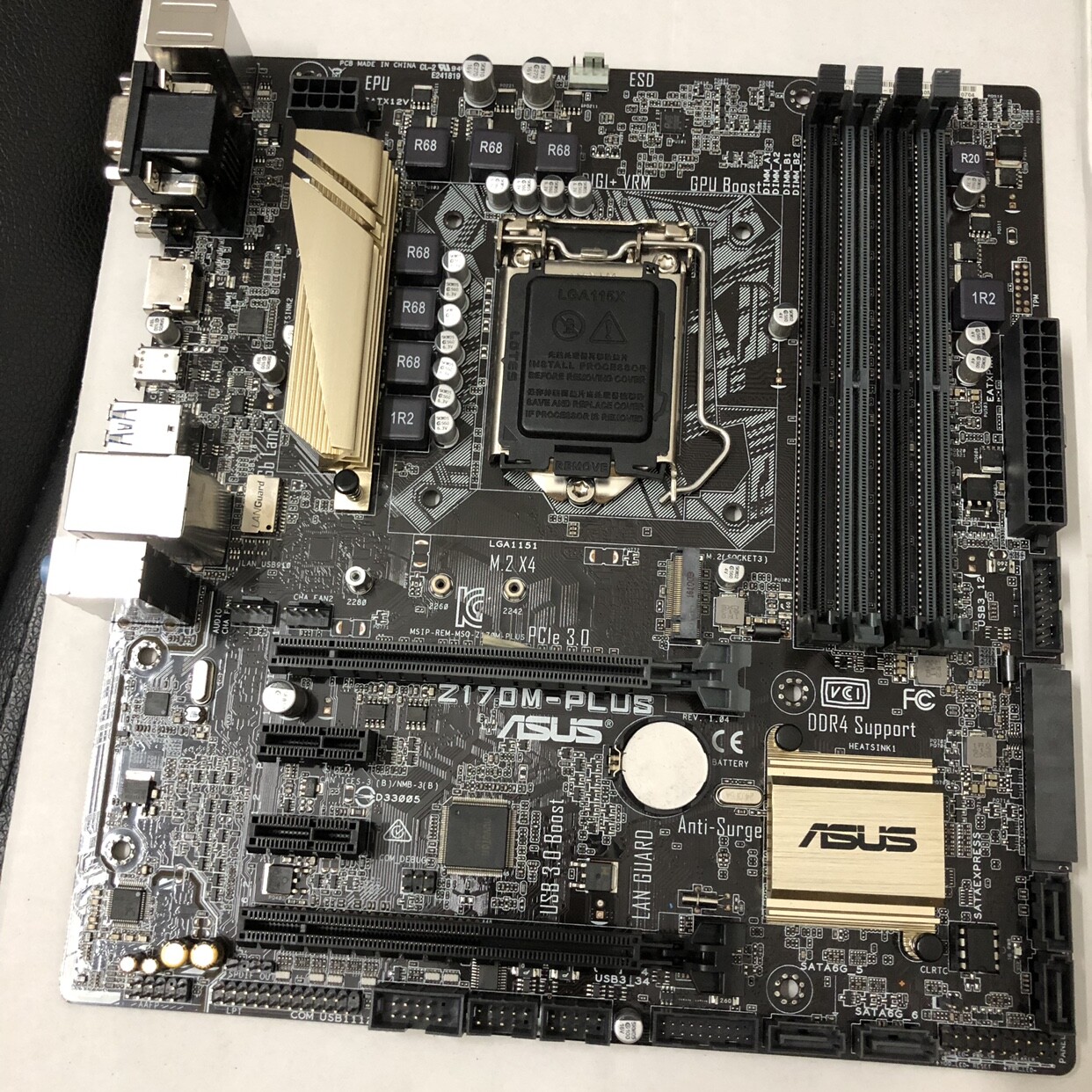 ASUS Z170M-PLUS Motherboard Chipset Intel Z170 LGA1151 DDR4 HDMI DVI VGA