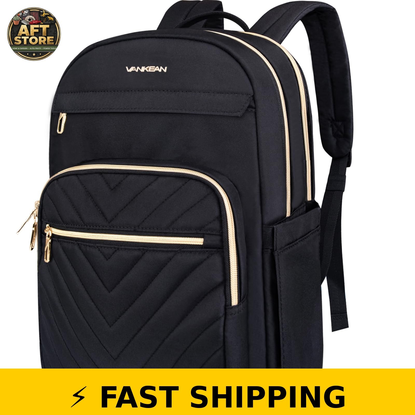 VANKEAN 15.6 Inch Laptop Backpack for Women - Large Capacity Daypack